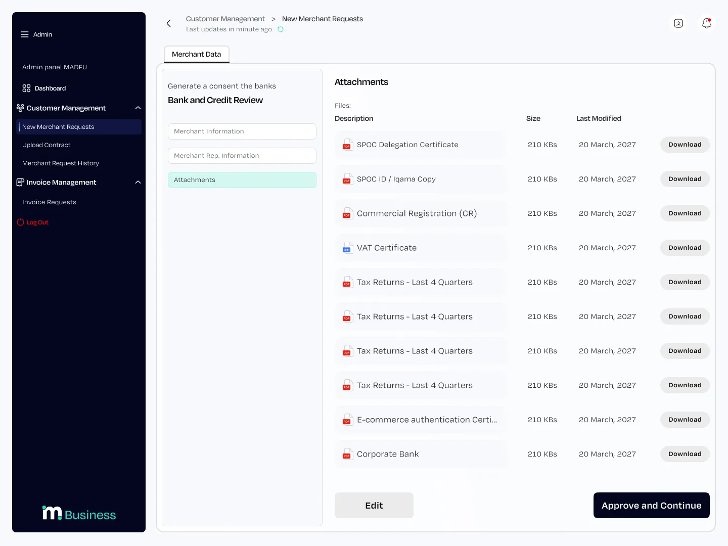 BD — Attachments tab