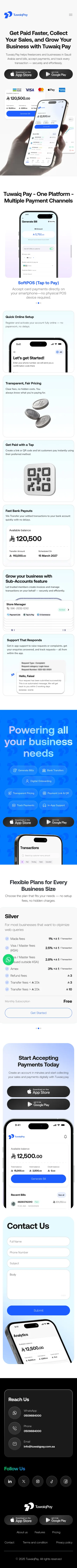 Tuwaiq Pay mobile view